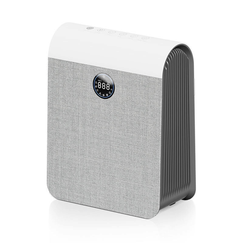 Purificator de aer  AlecoAir P28 Fabric, Wi-Fi, Lampa UV-C, Filtru True HEPA si Carbune Activ, PM 2.5 - 5