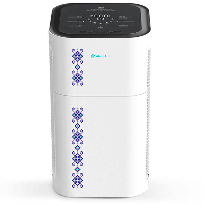 Purificator aer AlecoAir P80 TRADITIO, Filtru TRUE HEPA si Carbon, UV-C, WiFi, Multisenzor PM1, PM2.5, PM10, CO2, TVOC, Plasma - 2