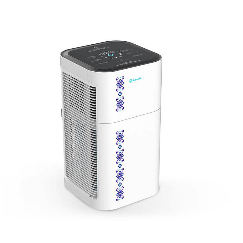 Purificator aer AlecoAir P80 TRADITIO, Filtru TRUE HEPA si Carbon, UV-C, WiFi, Multisenzor PM1, PM2.5, PM10, CO2, TVOC, Plasma - 4