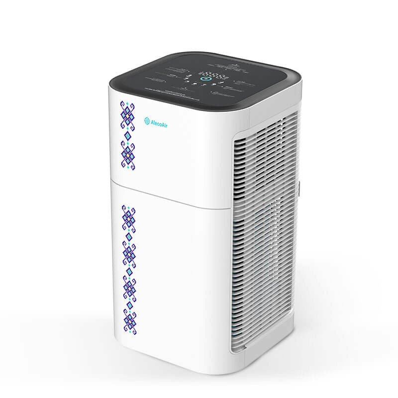 Purificator aer AlecoAir P80 TRADITIO, Filtru TRUE HEPA si Carbon, UV-C, WiFi, Multisenzor PM1, PM2.5, PM10, CO2, TVOC, Plasma - 3