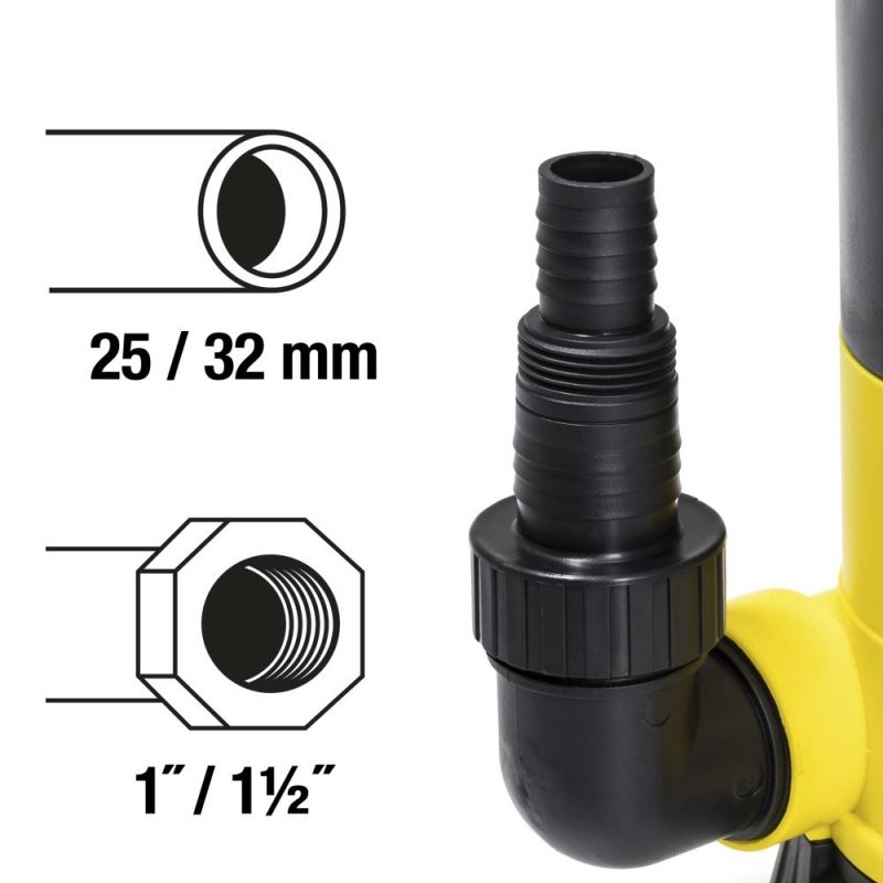 Pompa submersibila de apa reziduala TWP 7025 E, Putere 750W, Capacitate pompa 13000 l/h - 5