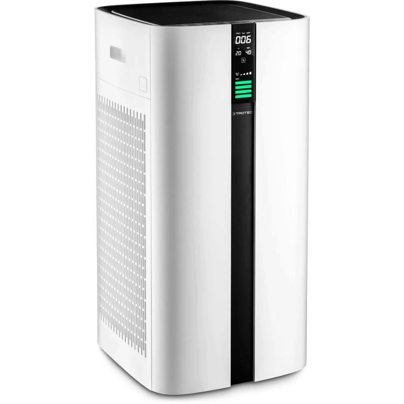 Purificator de aer TROTEC AirgoClean 350 E Filtru TRUE HEPA Filtru Carbon Ionizare Senzor PM 2.5 Timer pentru 120 mp