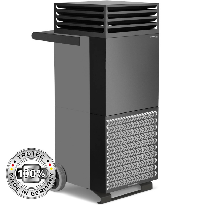 Purificator profesional de aer  Trotec TAC V+ cu masca fonica  si carcasa gri bazalt cu filtru HEPA H14 Purificatoare Aer alecoair.ro