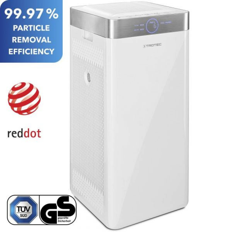 Purificator de aer Trotec AirgoClean 200E Filtru True HEPA pentru 66 mp Ionizare Indicator calitate aer
