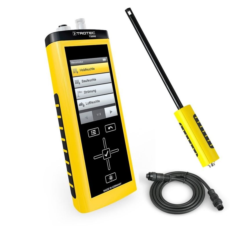 Set anemometru profesional Trotec T3000+ Cablu de legatura+ Senzor, Functia LOGGER, Memorie integrata Anemometru (Masoara viteza fluxului de aer) alecoair.ro Set anemometru profesional Trotec T3000+ Cablu de legatura+ Senzor, Functia LOGGER, Memorie integrata Anemometru (Masoara viteza fluxului de aer) alecoair.ro