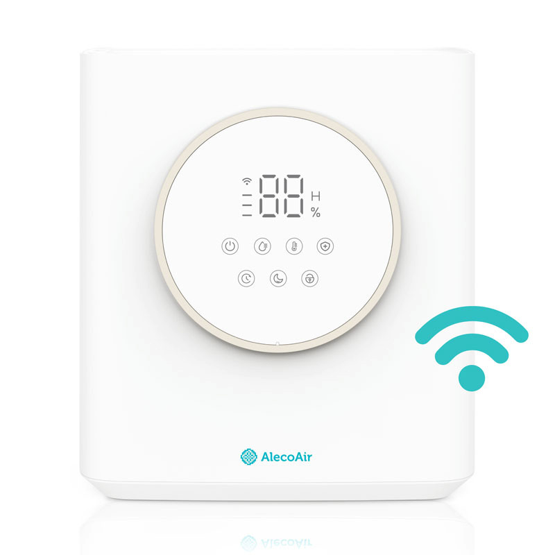 Umidificator AlecoAir U32 Orio WiFi Capacitate umidificare 315 ml/h Aromaterapie Timer Mod Noapte Higrostat Rezervor 4.5L