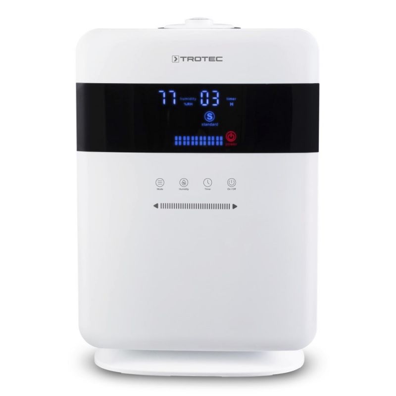 Umidificatorul cu ultrasunete Trotec B6E, Higrostat, Display, Timer, Ionizare, Difuzor aroma, Consum 25W/h, Pentru 30mp - 2
