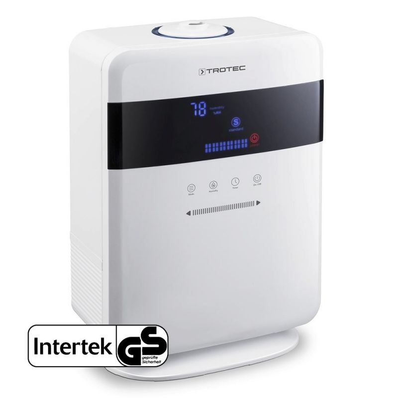 Umidificatorul cu ultrasunete Trotec B6E Higrostat Display Timer Ionizare Difuzor aroma Consum 25W/h Pentru 30mp